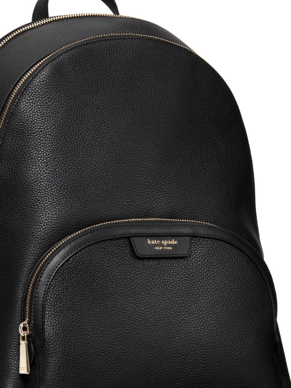 New Kate Spade Hudson Large Backpack Pebble Leather Black - Picture 2 of 6